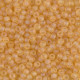 Miyuki seed beads 8/0 - Matte transparent light topaz ab 8-132FR